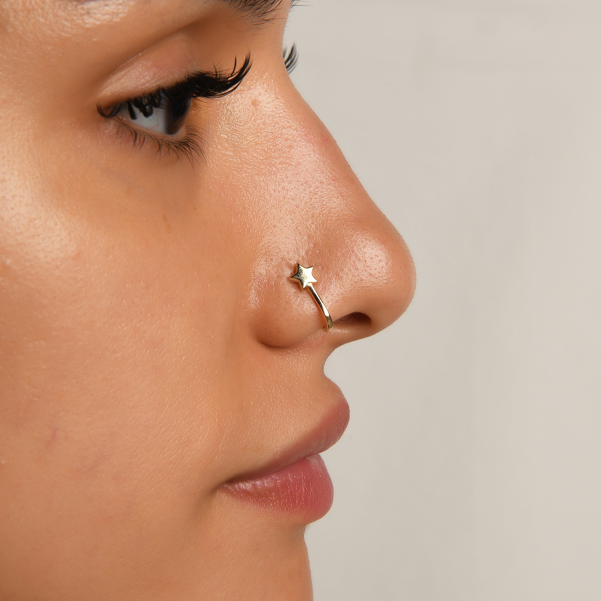 Maasai Yıldız Altın Hızma / 14 Ayar Sarı Altın