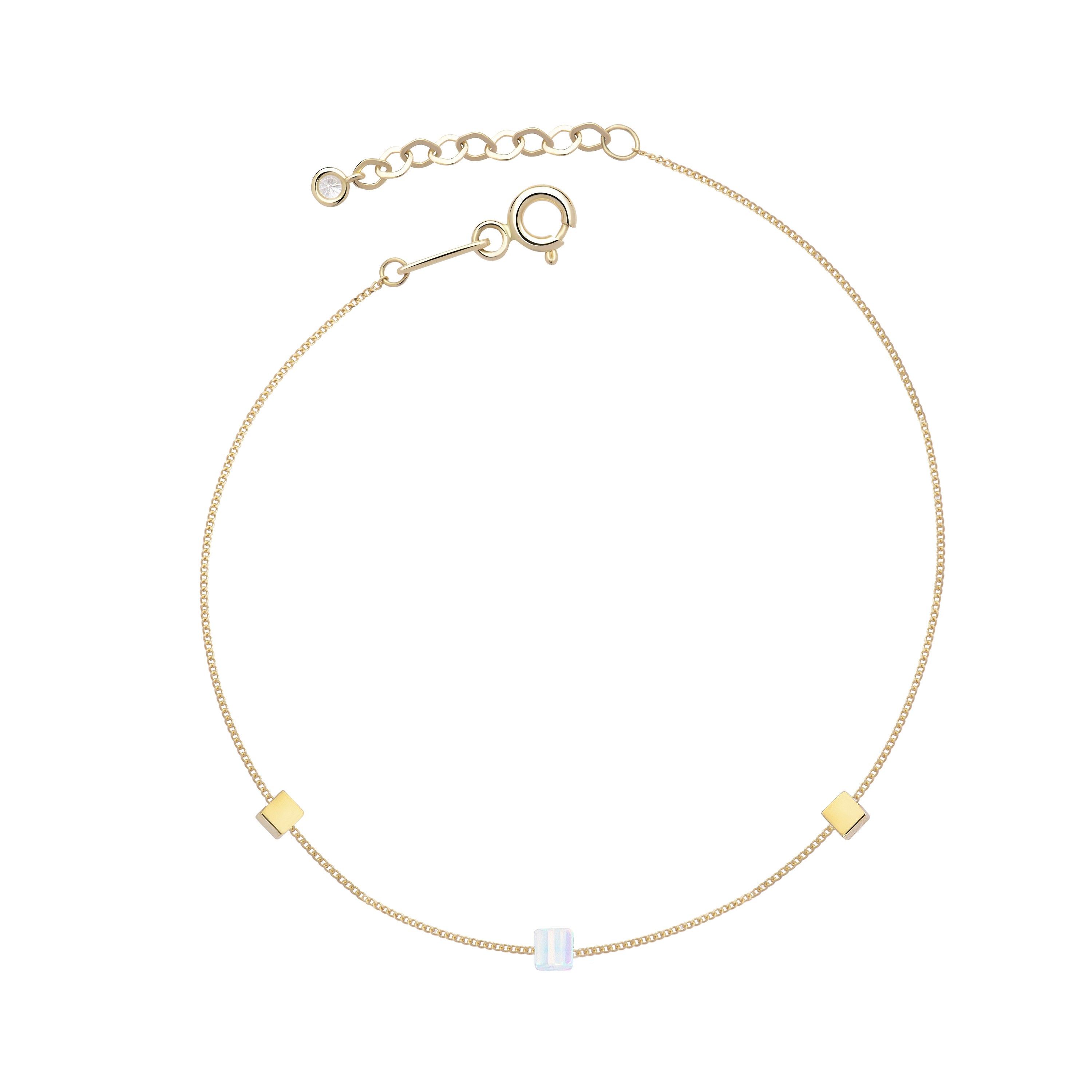 Gravity Mini Opalit Altın Bileklik Rose Altın / TR