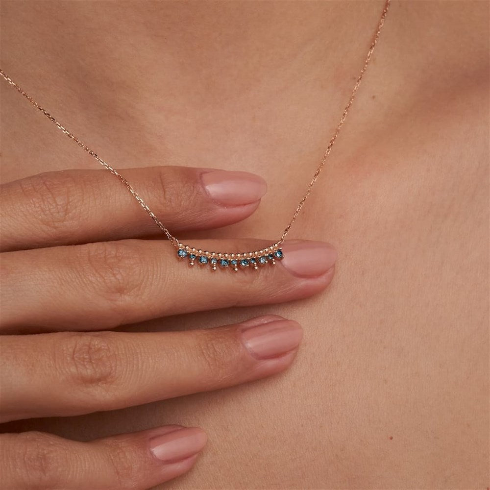 Cabaret Luna Mavi Pırlanta Kolye / TR