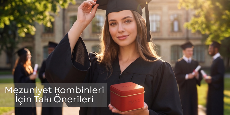 Mezuniyet Kombinleri İçin Takı Önerileri, Piano Jewellery ile Işıltılı Görünümler