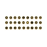 Hazalink Kişiselleştirilebilir Mineli Altın Harf Bileklik