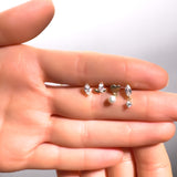 Gusto Markiz Taşlı Altın Tragus Piercing