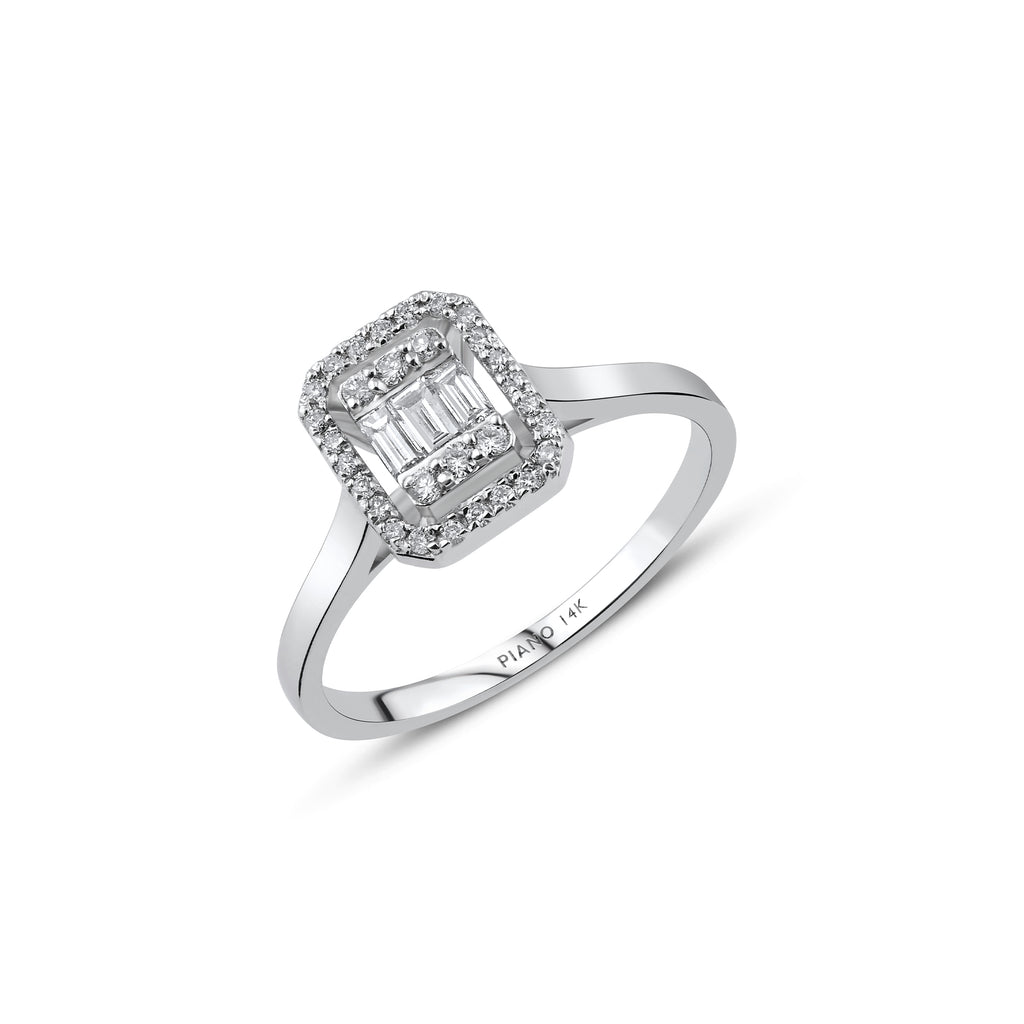 0.23 ct Baguette Diamond Ring