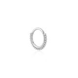 Dorika Ball Detailed Gold Hoop Piercing (16mm)