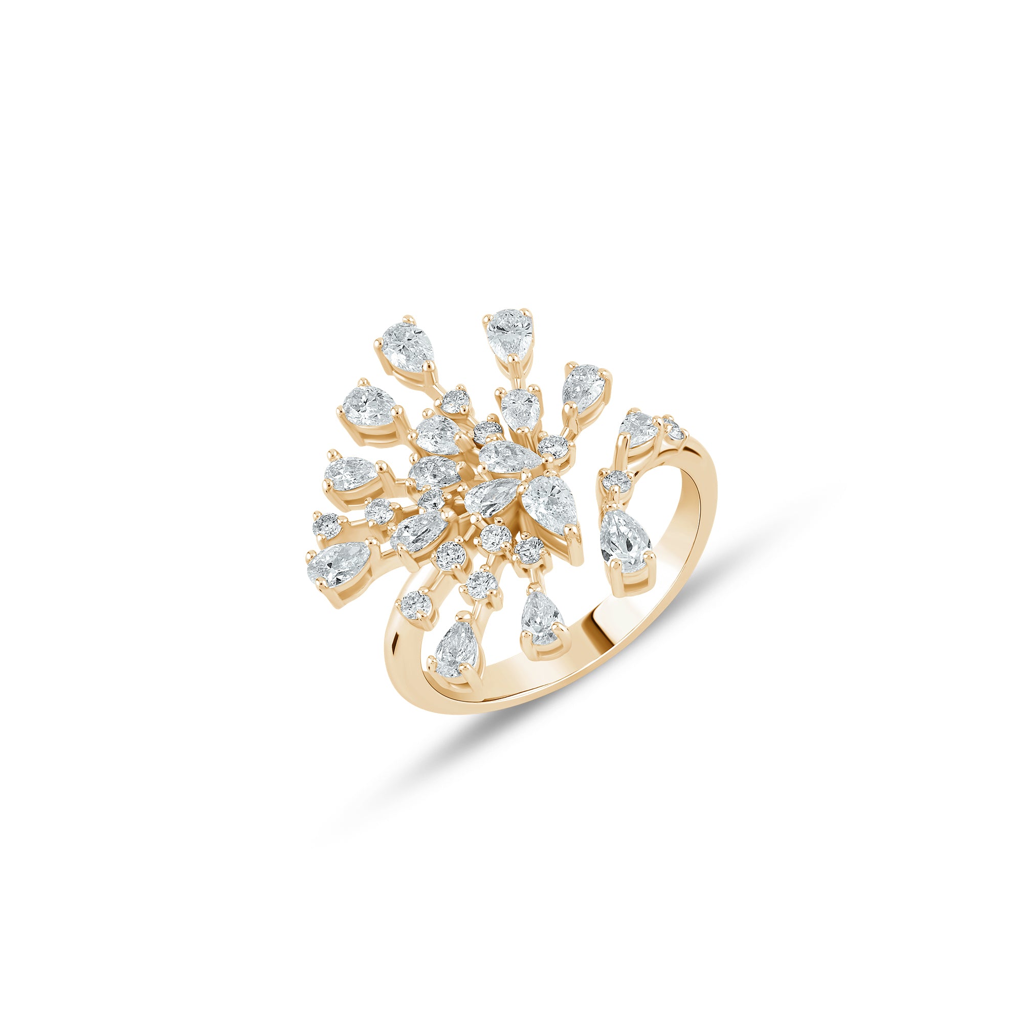 Best Friend 1.37 ct Jennifer Pırlanta Yüzük / 18 Ayar Sarı Altın