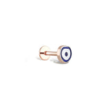 Nazar Göz Altın Piercing / 14 Ayar Rose Altın