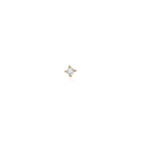 Tek Taş 0.02 ct Pırlanta Hızma / 14 Ayar Sarı Altın 2