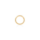 Dorika Tasarım Altın Halka Piercing (12mm) / Sarı Altın