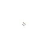 Tek Taş 0.02 ct Pırlanta Hızma / 14 Ayar Rose Altın 2