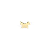 Minimal Kelebek Altın Piercing / 14 Ayar Sarı Piercing