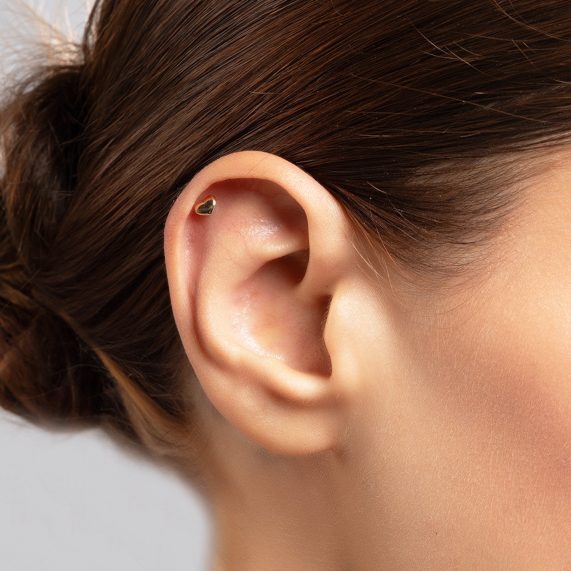 Kalp Altın Piercing Rose Altın / TR