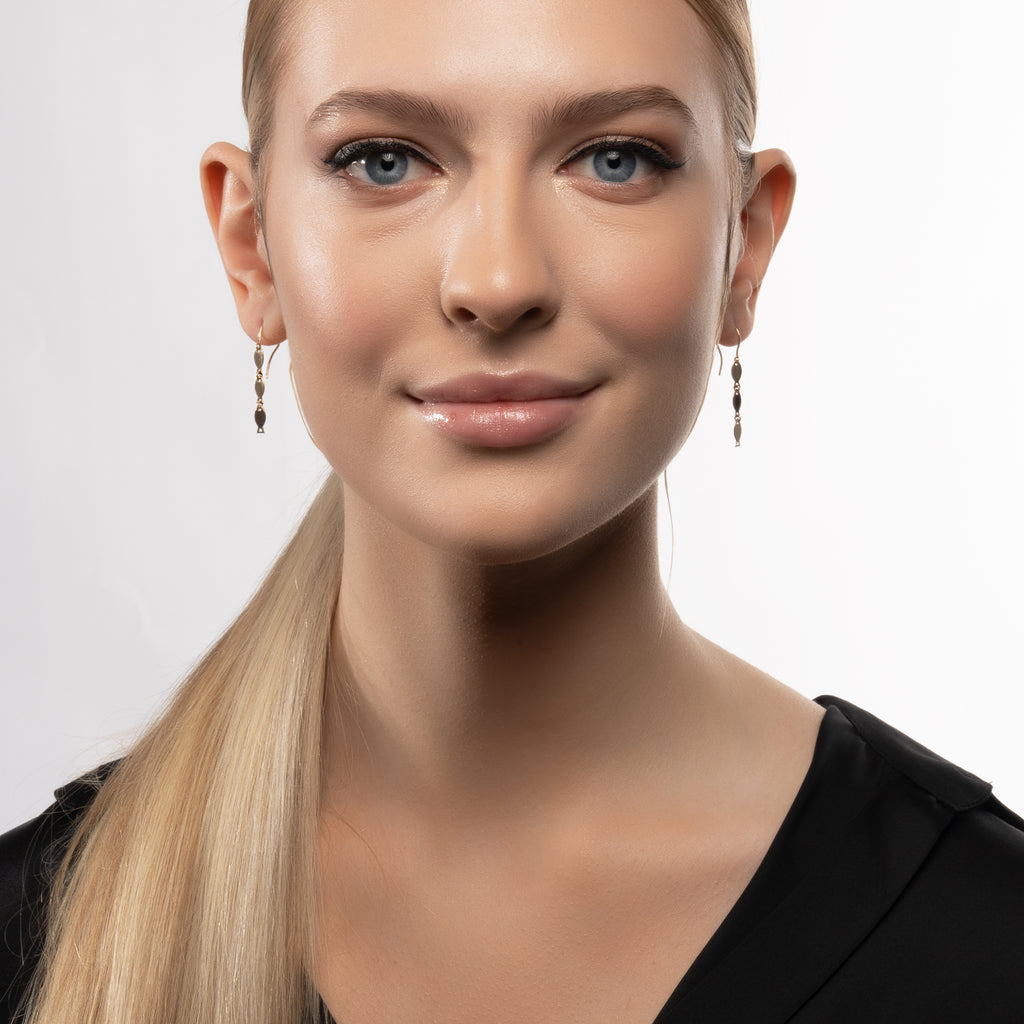 Balık Form Altın Küpe Sarı Altın / TR