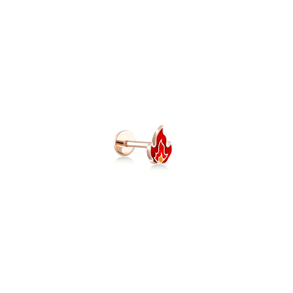 Alev Altın Piercing Rose Altın / TR