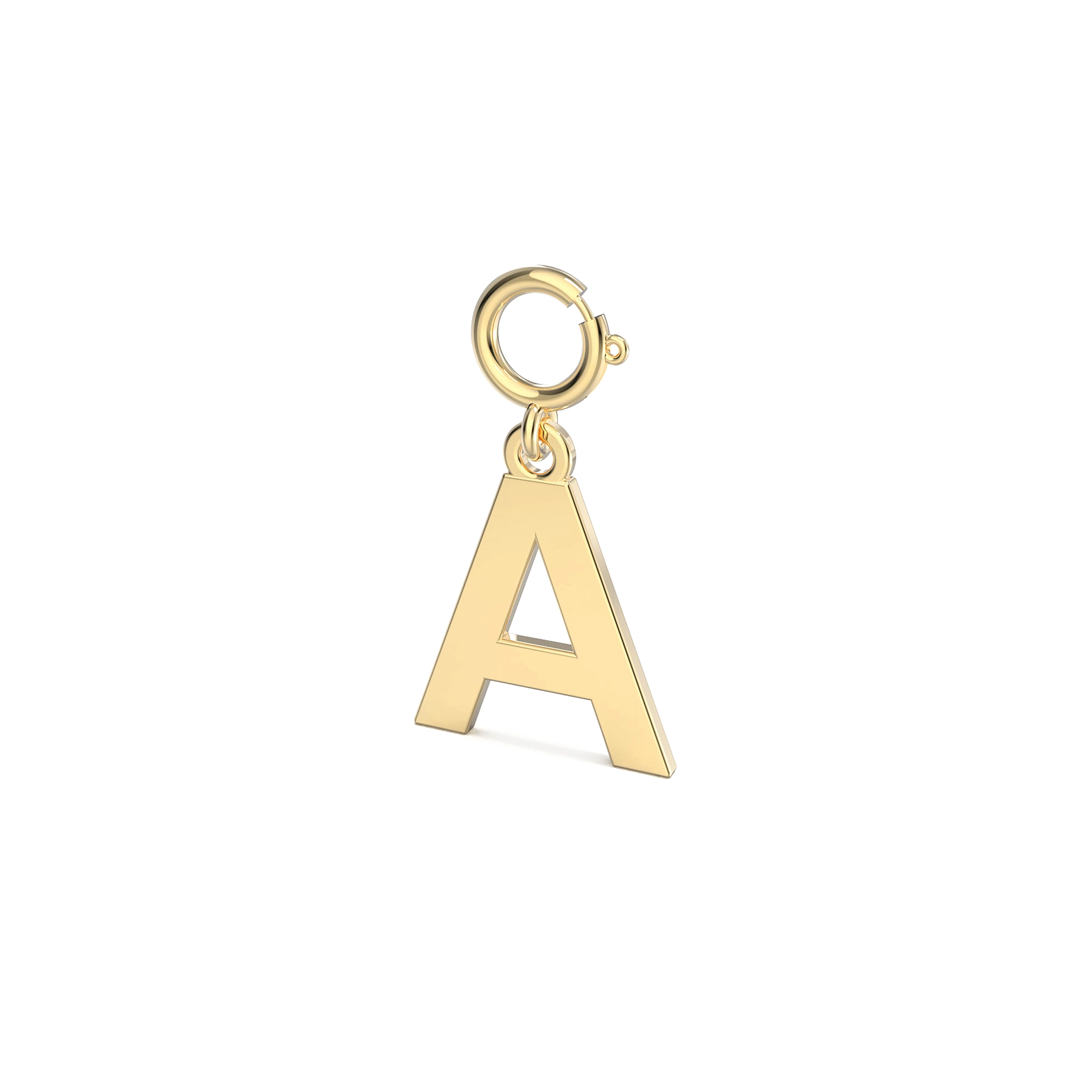 Letters Harf Altın Charm Rose Altın / TR