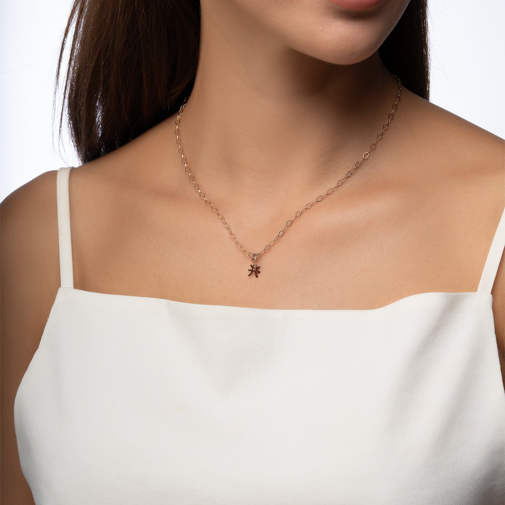 Balık Burcu Pisces Altın Charm Sarı Altın / TR