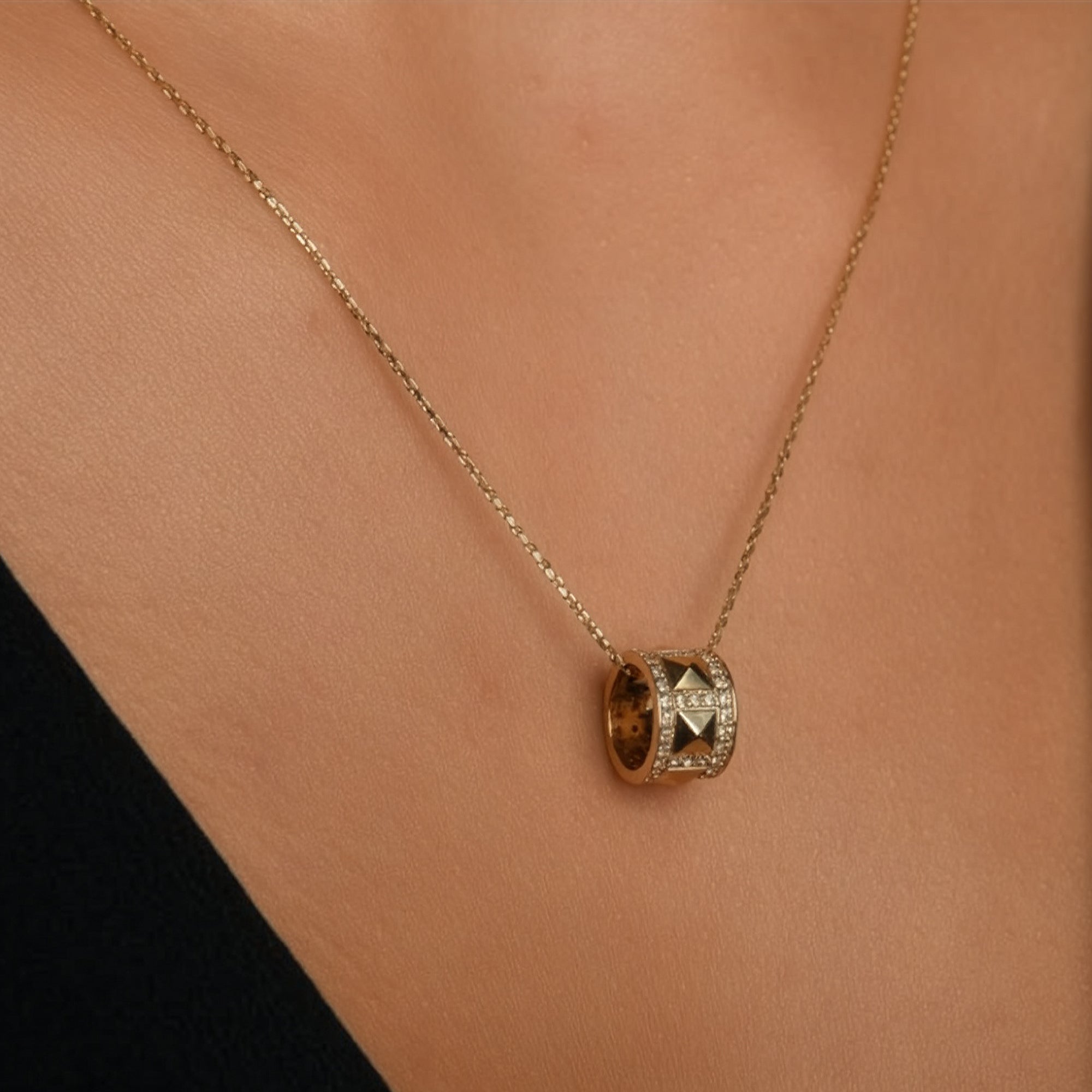 Champs-Elisées (Şanzelize) Altın Kolye / 14 Ayar Sarı Altın