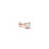Asymmetrical Baguette Stone Gold Piercing