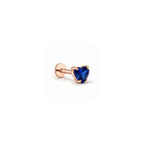 Asymmetrical Baguette Stone Gold Piercing