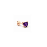 Asymmetrical Baguette Stone Gold Piercing