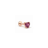 Asymmetrical Baguette Stone Gold Piercing
