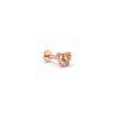 Asymmetrical Baguette Stone Gold Piercing