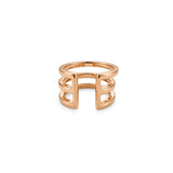 Duo Plain Gold Earcuff
