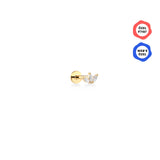 Пирсинг трагуса с бриллиантами Gusto Premium Marquise