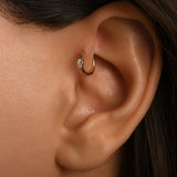 Orion Damla Taşlı Halka Piercing