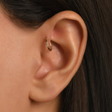 Orion Markiz Taşlı Halka Piercing