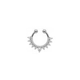 Серьга-кафф Dorika Layered Dangle Gold Hoop с объемной компрессией