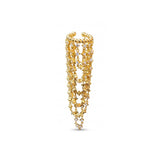 Waterfall Taşlı Sallantılı Altın Halka Earcuff