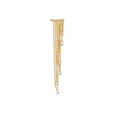 Dorika Layered Dangle Gold Hoop Earcuff with Bulk Compression