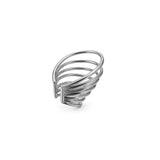 Dorika Layered Dangle Gold Hoop Earcuff with Bulk Compression