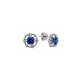 Cabaret Shell Square Stone Gold Earrings
