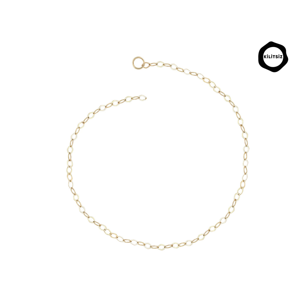 Infinity Chain Gold Bracelet