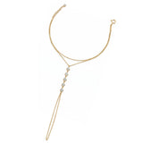 Karo Sıralı Taşlı Altın Şahmeran