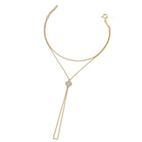 Yonca Şans Taşlı Altın Şahmeran / 14 Ayar Sarı Altın