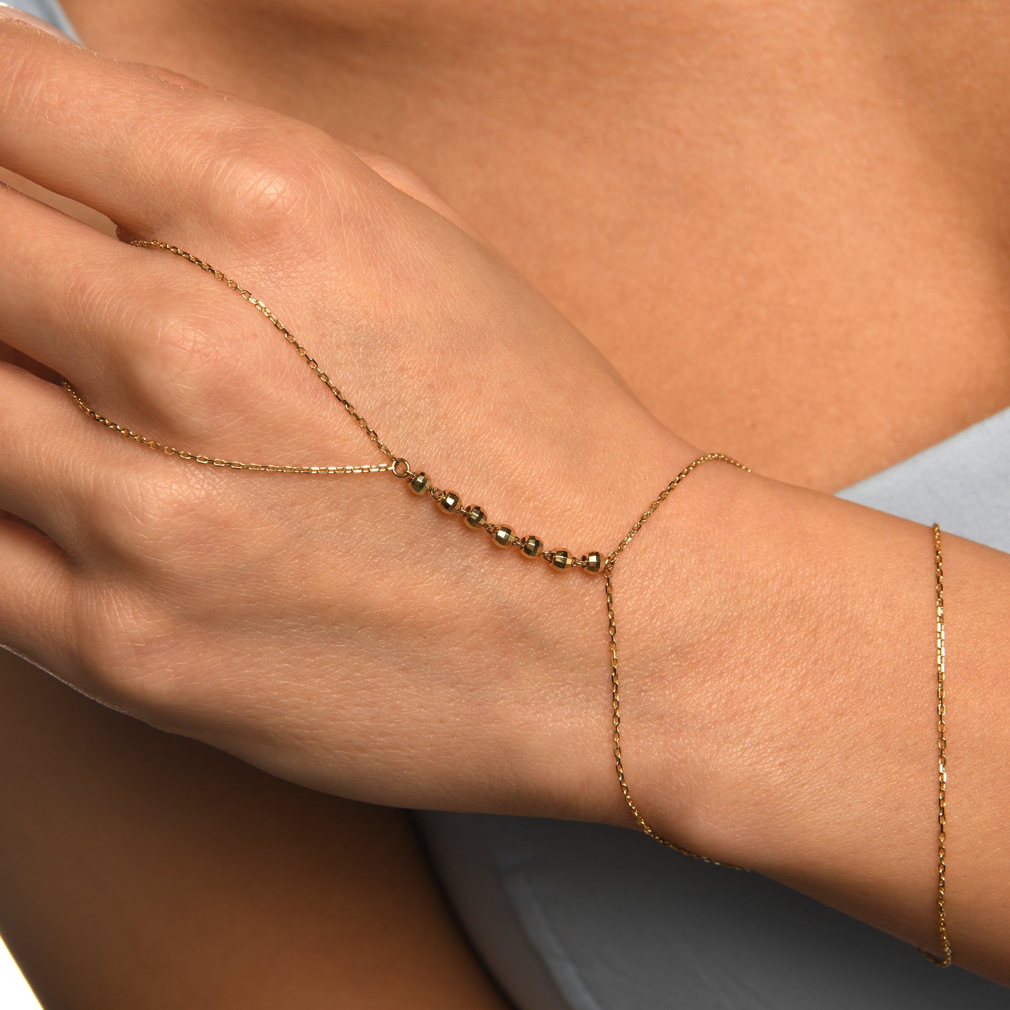 Toptop Sıralı Dizilim Altın Şahmeran / 14 Ayar Sarı Altın