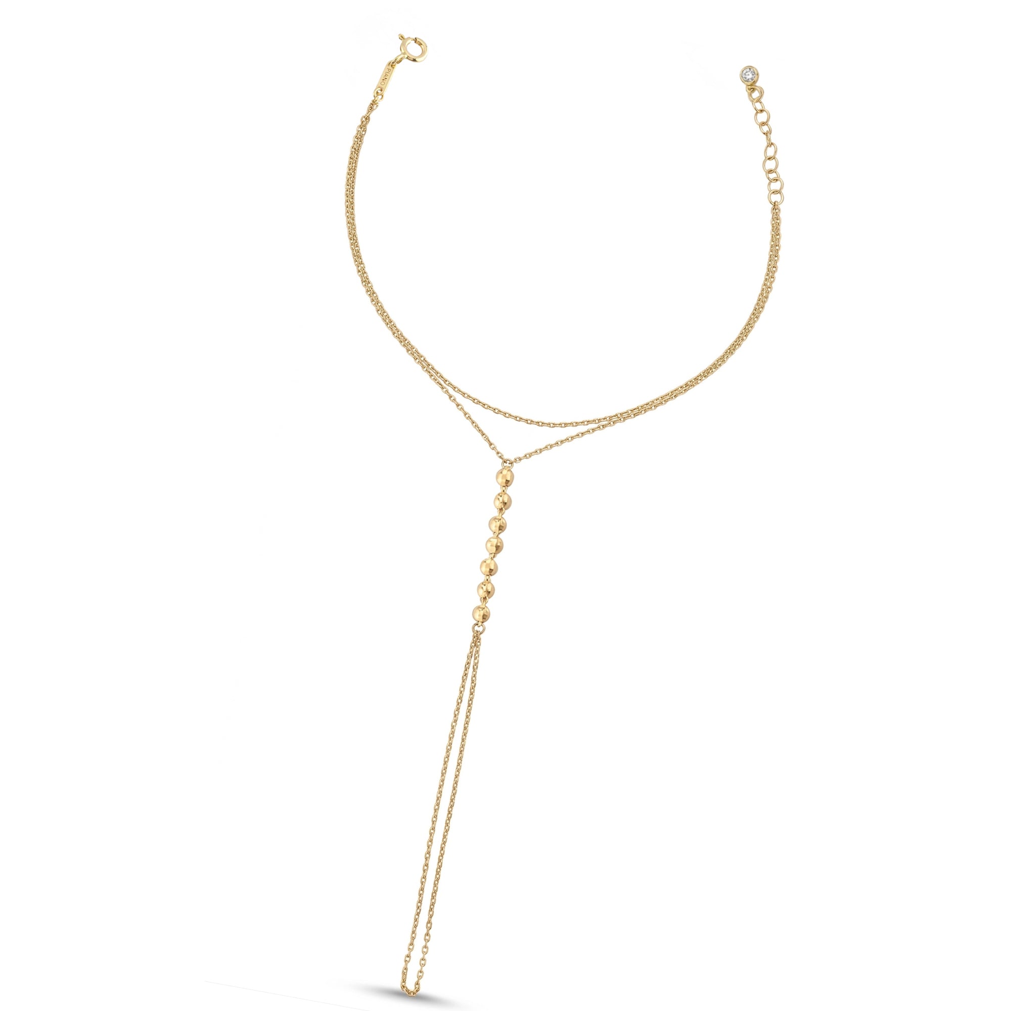 Toptop Sıralı Dizilim Altın Şahmeran / 14 Ayar Sarı Altın