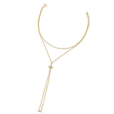 Parlayan Yıldız Taşlı Altın Şahmeran / 14 Ayar Sarı Altın