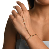 Bilezik Form Dorikalı Taşlı Altın Şahmeran / 14 Ayar Sarı Altın