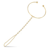 Bilezik Form Dorikalı Taşlı Altın Şahmeran / 14 Ayar Sarı Altın