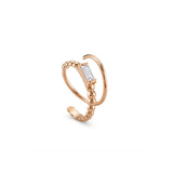 Champs-Elises Gold Earrings with Stones