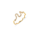 Yılan Taşlı Altın Yüzük / 14 Ayar Sarı Altın