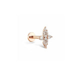 Chance Pırlanta Piercing / 14 Ayar Rose Altın