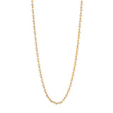 Sıra Taşlı Altın Kolye / 14 Ayar Sarı Altın