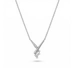 Rabbit Taşlı Altın Kolye / 14 Ayar Beyaz Altın