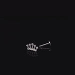 0.10 ct Taç Pırlanta Piercing