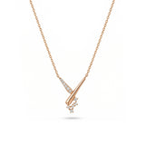 Rabbit Taşlı Altın Kolye / 14 Ayar Rose Altın