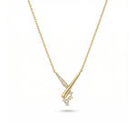 Rabbit Taşlı Altın Kolye / 14 Ayar Sarı Altın